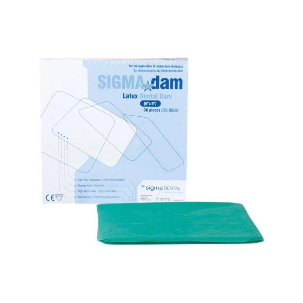 Digue Sigma medium verte 6"x6"