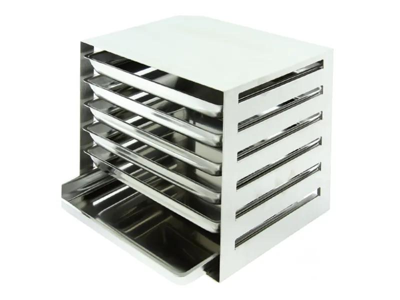 Display inox (format 21 x 15,8 x 18,2 cm)
