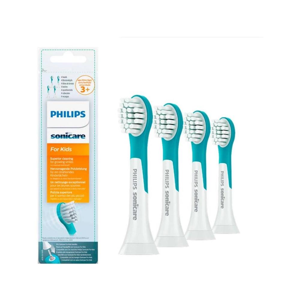 Philips Sonicare For Kids Standard brossettes de rechange aqua 4 pcs
