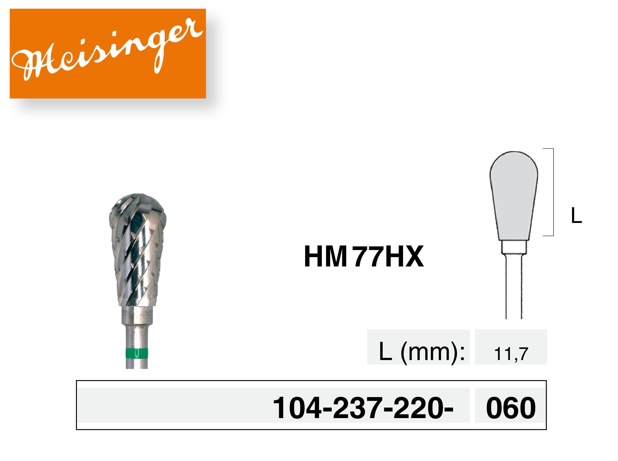Fraise en carbure "HM 77HX"