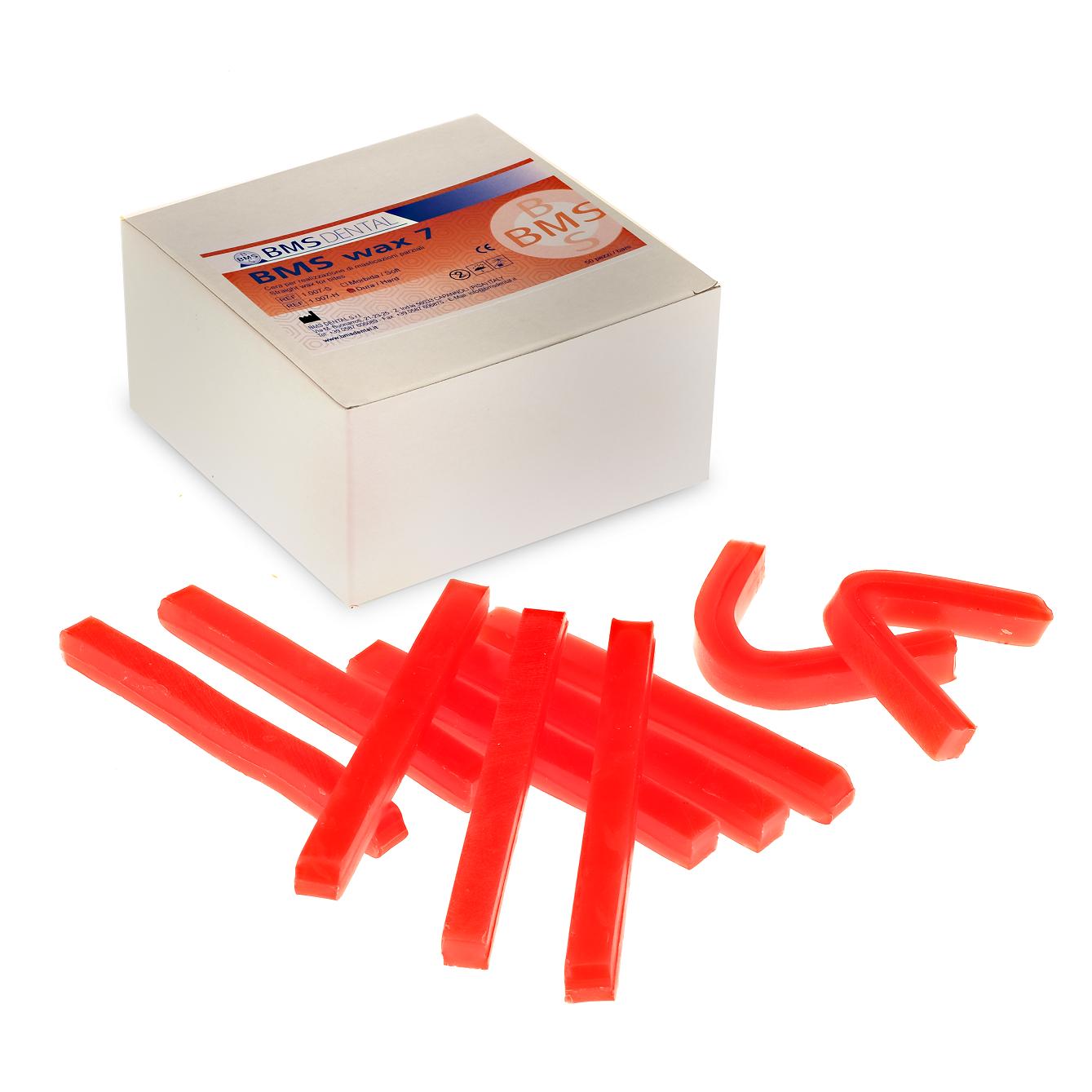 BMS Dental cire d'occlusion en bâtonnets pour enregistrement (50 bâtonnets)