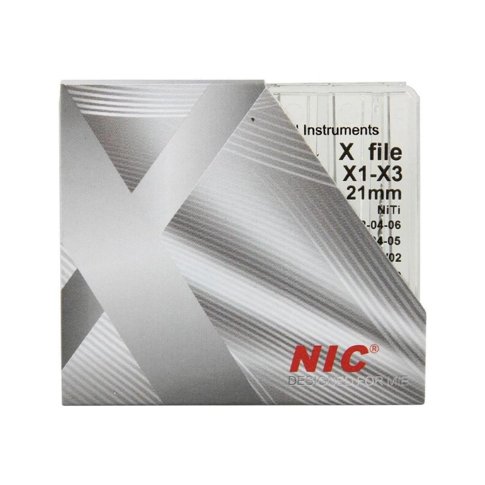 NIC X+files assortiment CA 21 mm X1-X3 complet