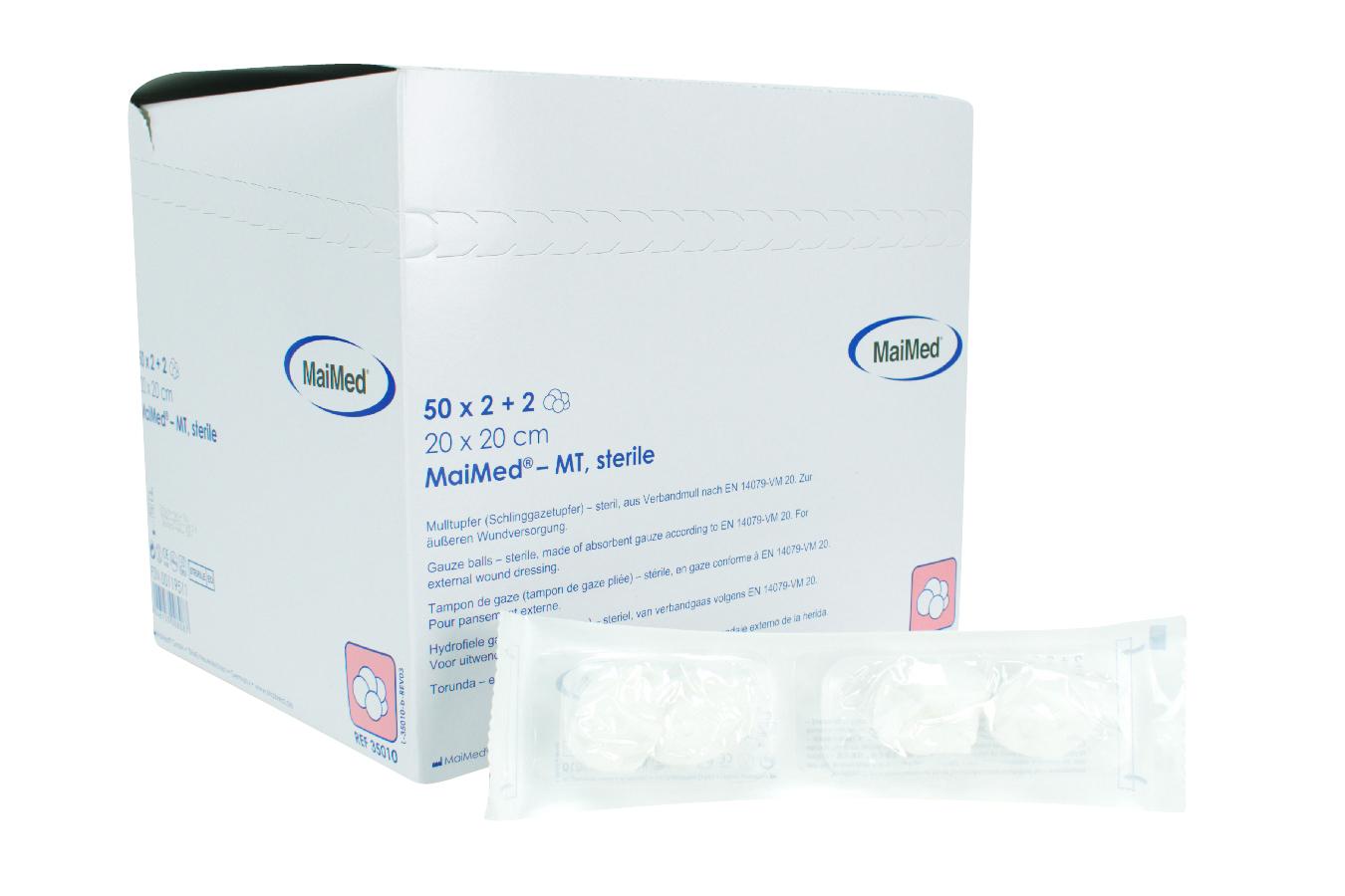 Steriel gaasje 20x20cm Pruim 50st