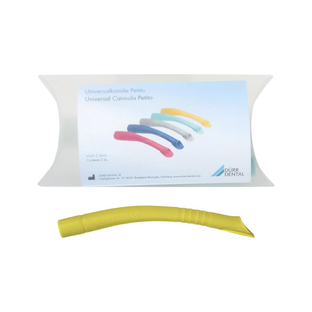 Canules Petito Universelles Jaune 5pcs