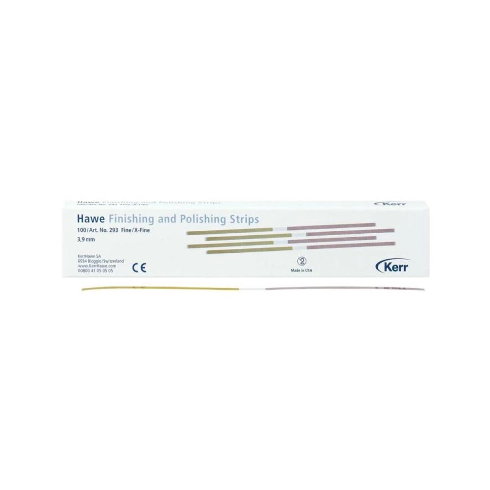 Kerr Strips à finir et à polir fin/x-fin - 3,9mm (jaune)
