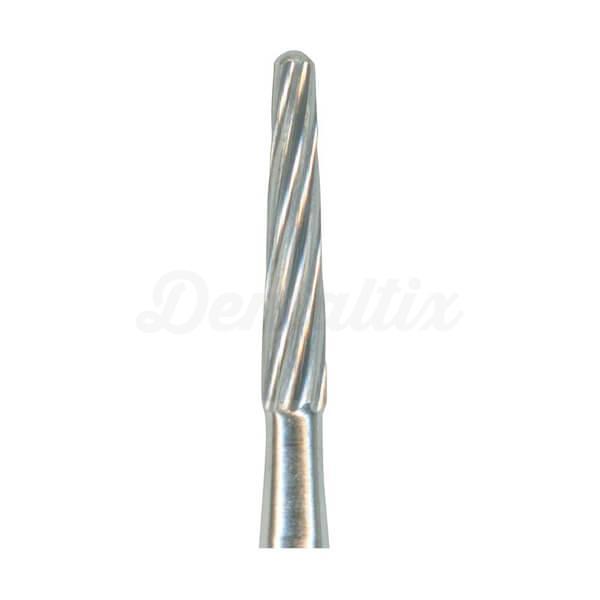 Fraise C22 en carbure de tungstène FG conique arrondie (5 pcs)