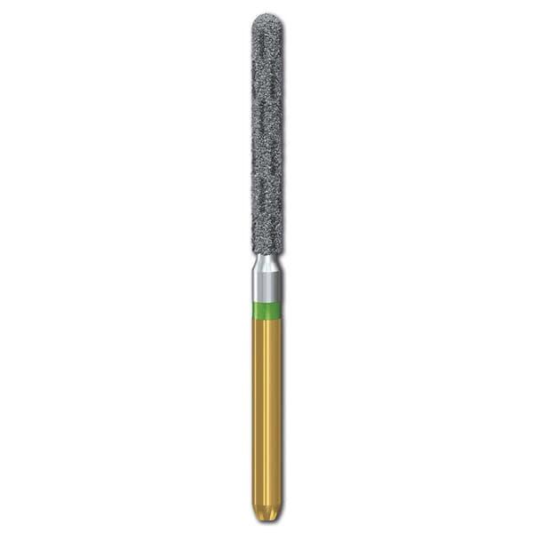 Fraises diamantées FG - S 8882L cylindrique, extra long - ISO 014 (S8882L), fin (rouge), 5 pcs