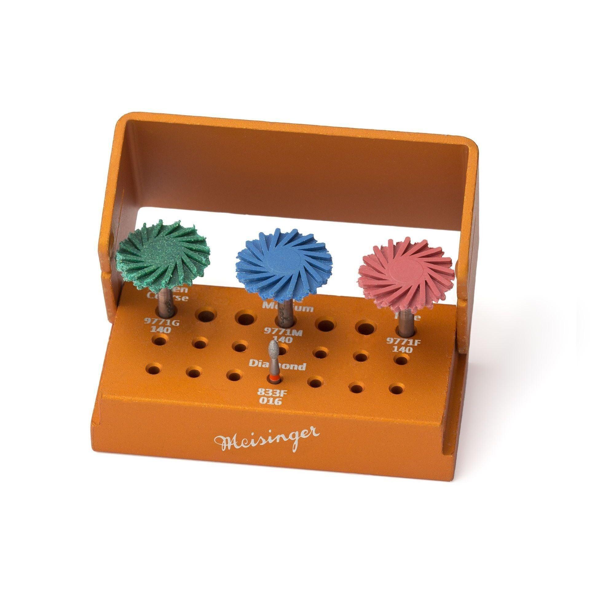 Meisinger Dentsply Sirona Glass Ceramic kit de polissage intra-oral
