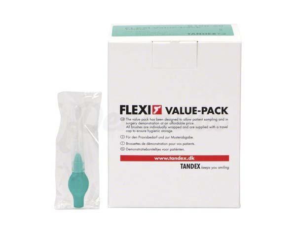 Interd. penseel Flexi turquoise 0,6 25st.