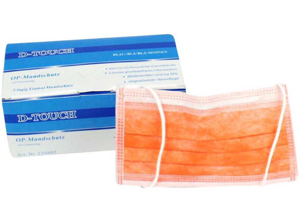 Protège-dents d-touch orange sans latex 50pcs