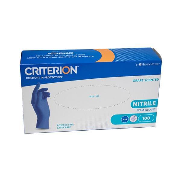 Criterion Nitrile Exam Gloves Parfumé - Raisins, bleu