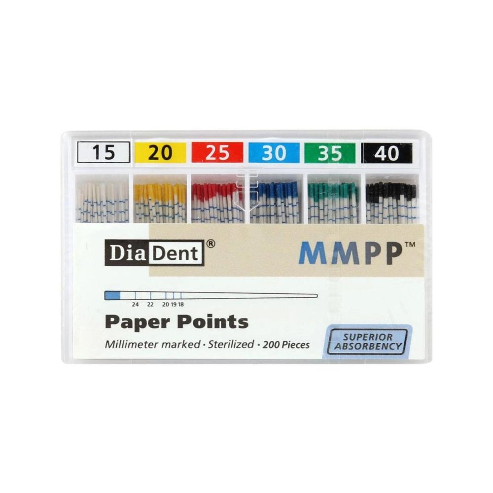 Color Coded Paper Points ass. 15-40