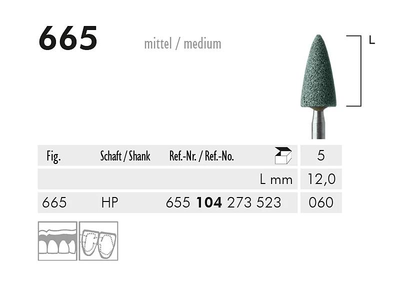 665 HP abrasif (green, medium)