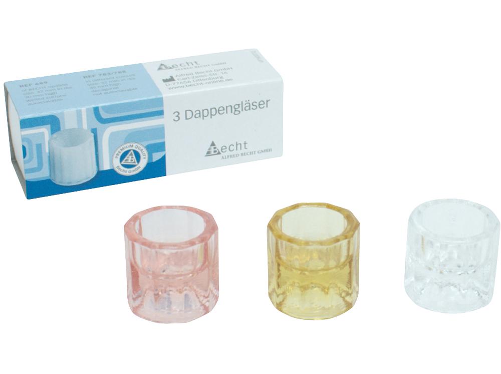 Dapp glazen assorti 3st