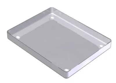 Tray Inox 18X14X1.9Cm