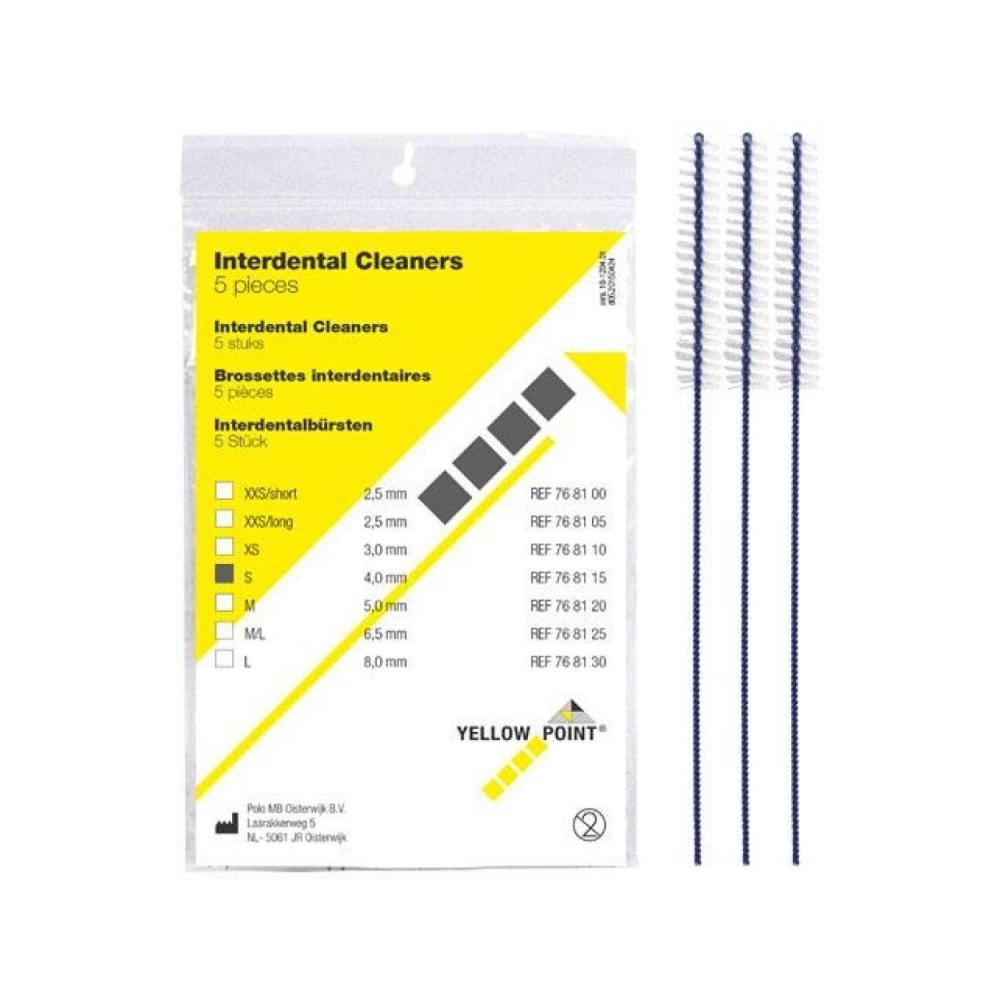 Yellow Point Interdental Cleaners small (4 mm) 12x 5 st