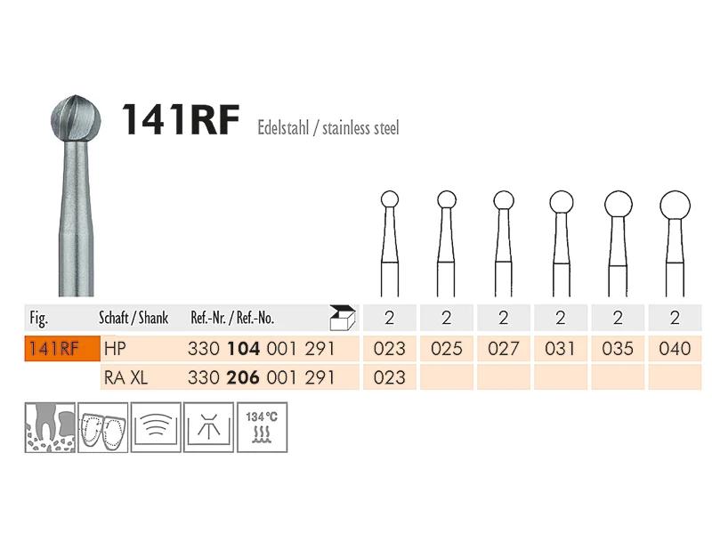 141 RF instrument en acier chirurgical