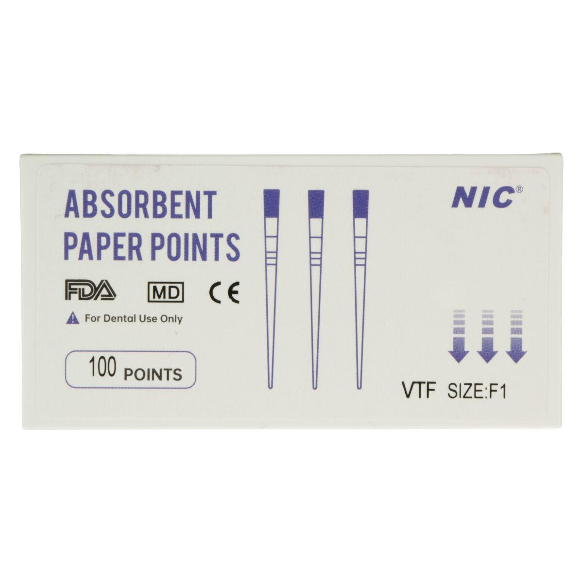 NIC® Absorbent Paper Points 30mm - F4