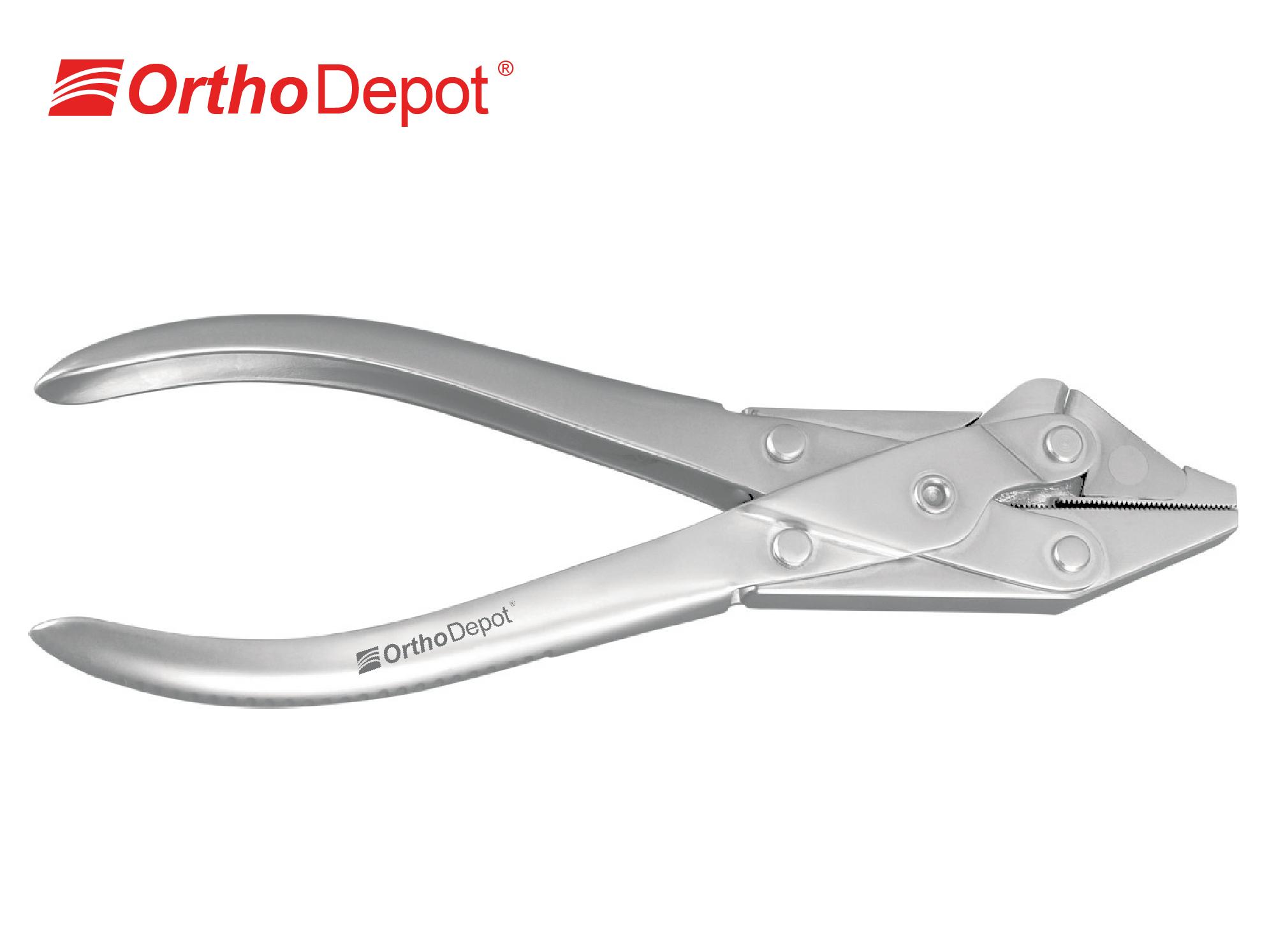 Headgear parallel flat-nose pliers