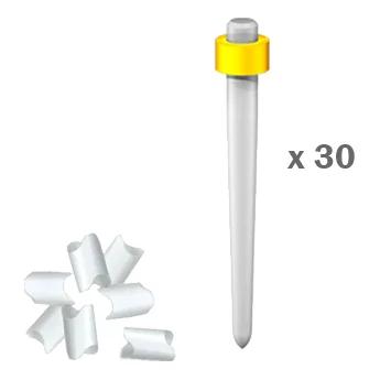 Tenons Luscent Anchors Small Jaune 30Pcs.