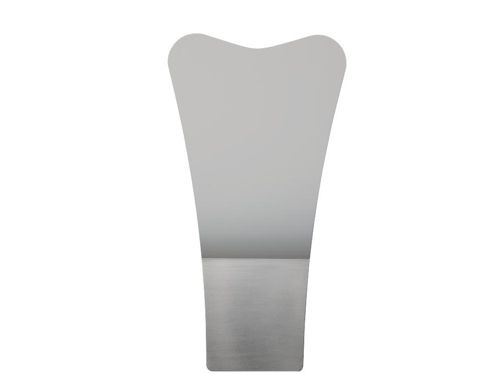 Miroir photo en acier inoxydable "Occlusal L"