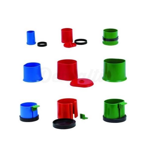 Cylindres en plastique pour cire de coulée