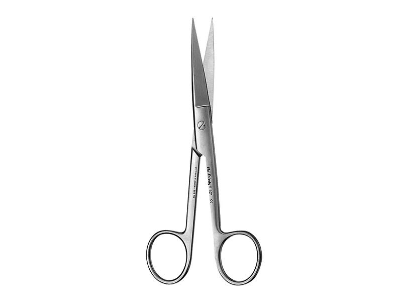 Ciseaux chirurgicaux droit, pointus 14,5cm