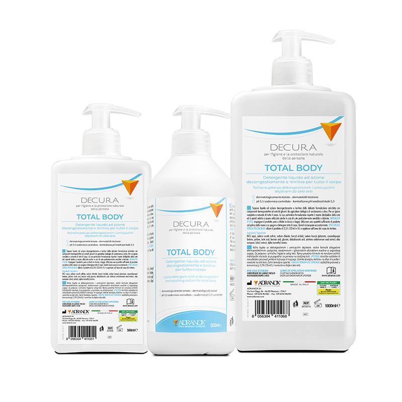 Decura Total Body Savon liquide pour le corps (500 mL) - avec pompe