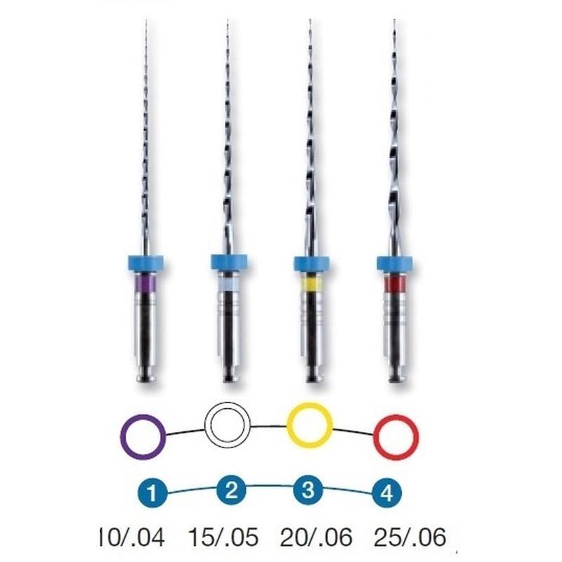 VDW Mtwo limes W16 21 mm Mix n° 10-25 (4 x 1 pcs)