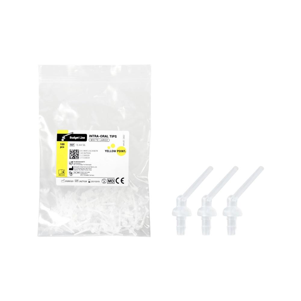 Yellow Point Budget Line embouts intra-oraux large 100 pcs