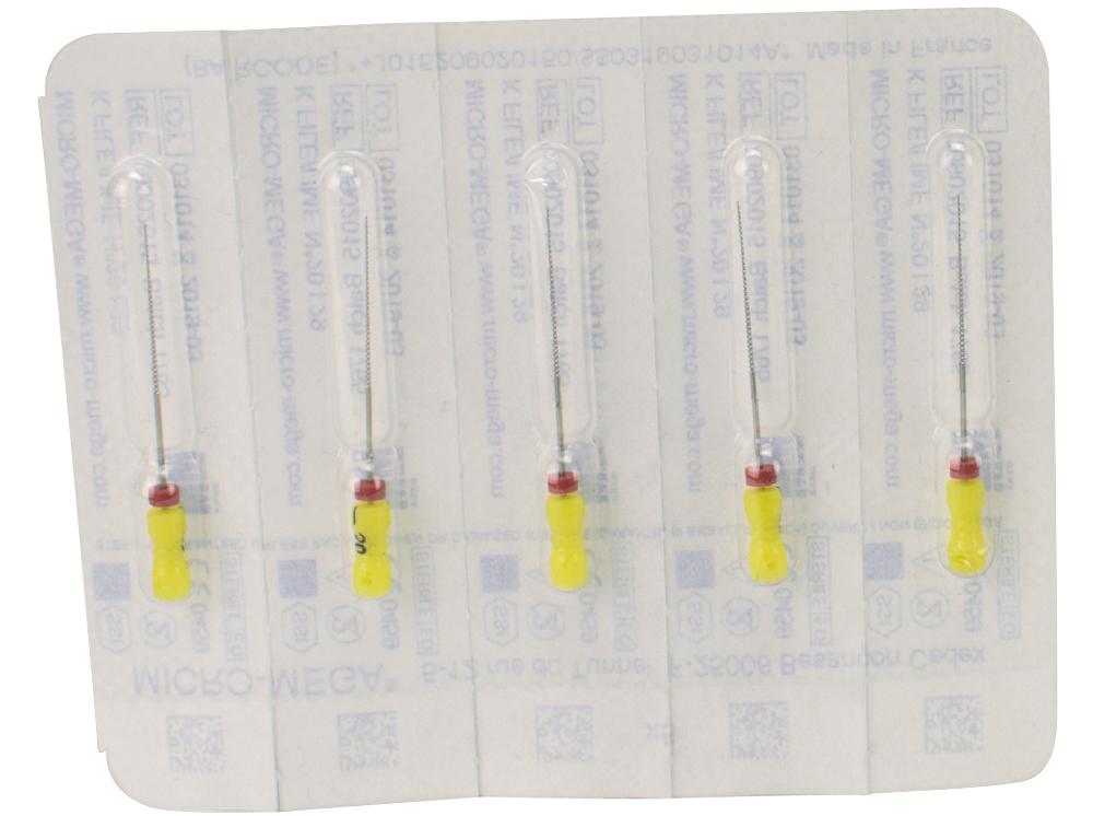 Limes K stériles N020 31mm 6pcs