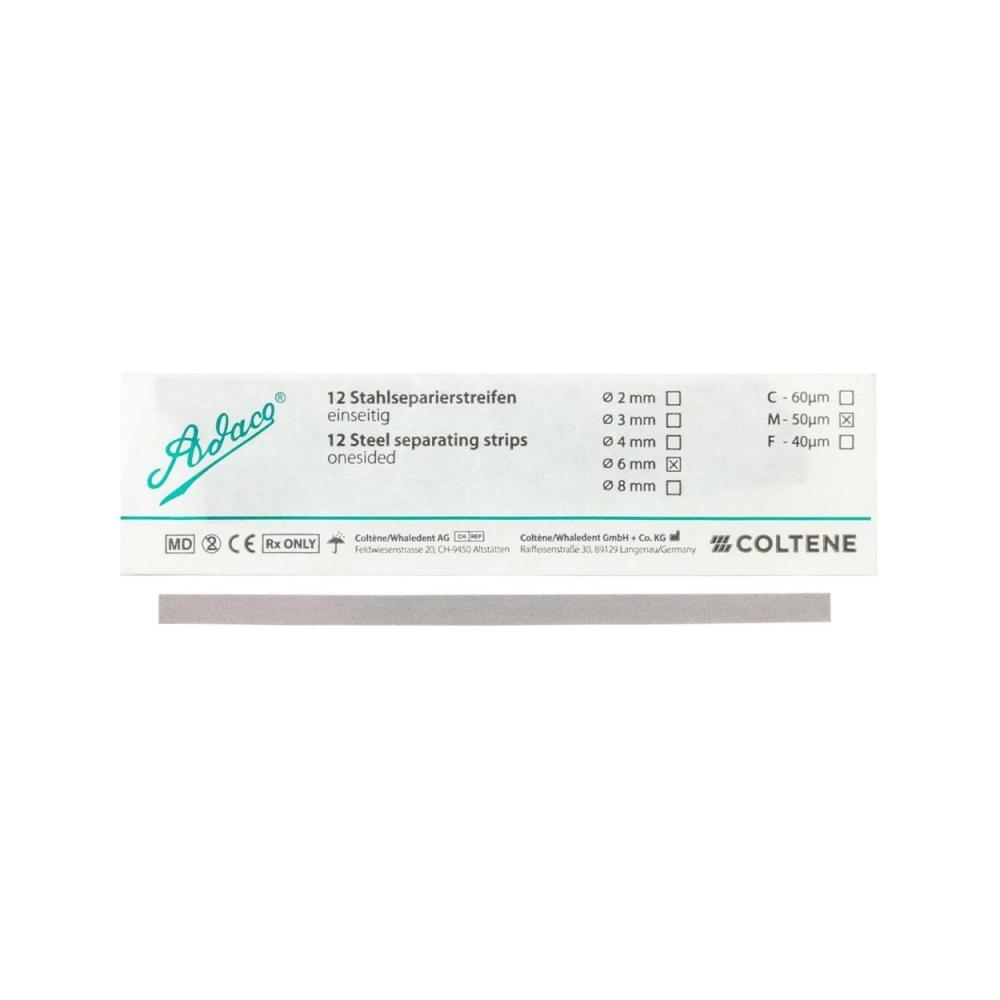Coltene strips abrasifs en métal 6 mm 12 pcs