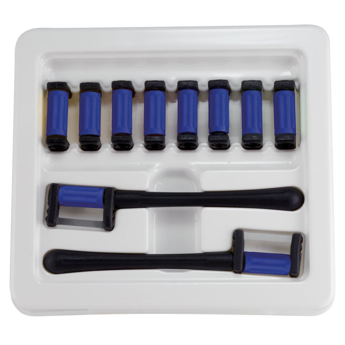 FitStrip™ 0,13mm Subgingival Enkelzijdig Medium Grit + 2 Handles (10 st.)