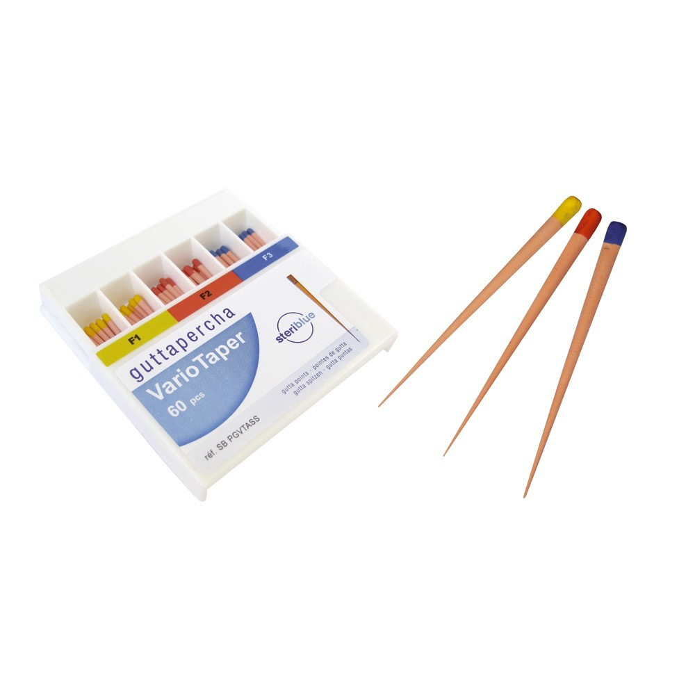 CONES DE GUTTA VARIO TAPER - LA BOITE DE 60 CONES