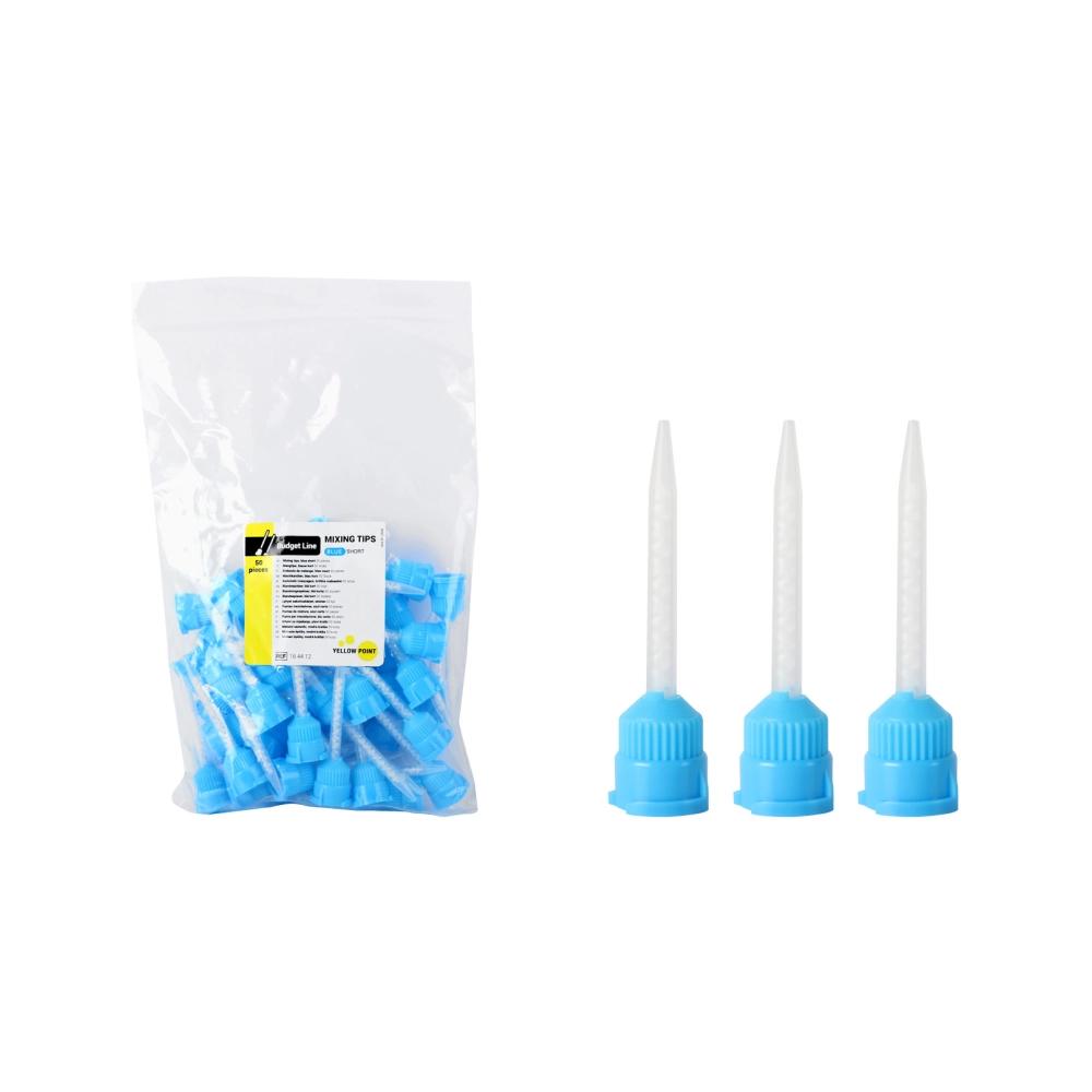 Yellow Point Budget Line Embouts de mélange bleu court 50 pcs
