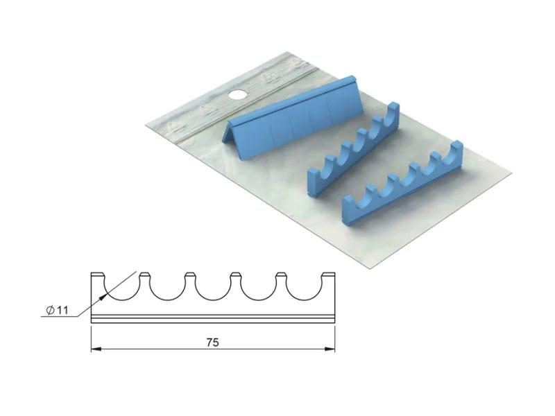 Réassorts silicones pour Ergo Clip 5 / Ergo cassette 5 - ø 11 - 5 instruments
