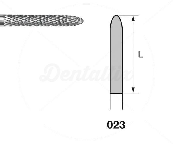 Fraise H295EF.104. Cylindrique Arrondie PM (5 unités)