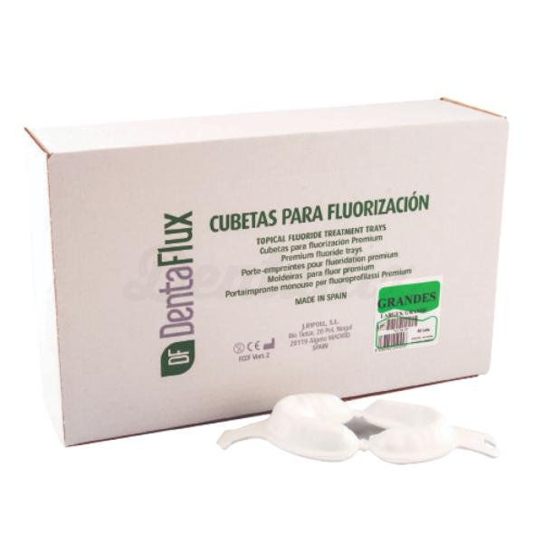 Plateaux fluorés doubles de différentes tailles (50 pcs)