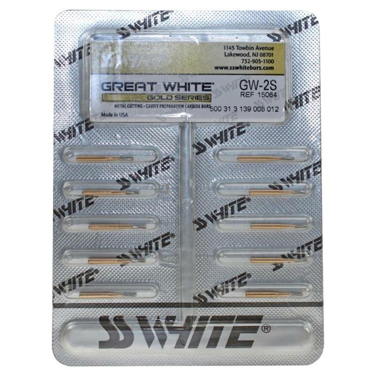 SS White® fraises en carbure FG (10pces) - GW-2S