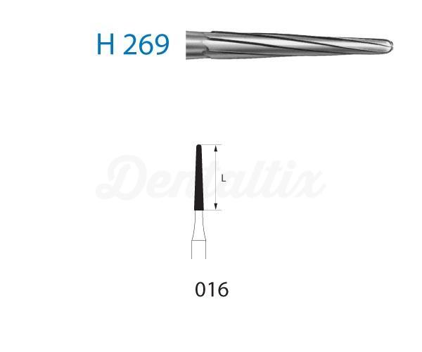 Fraise H269.314. FG conique (5 pièces)