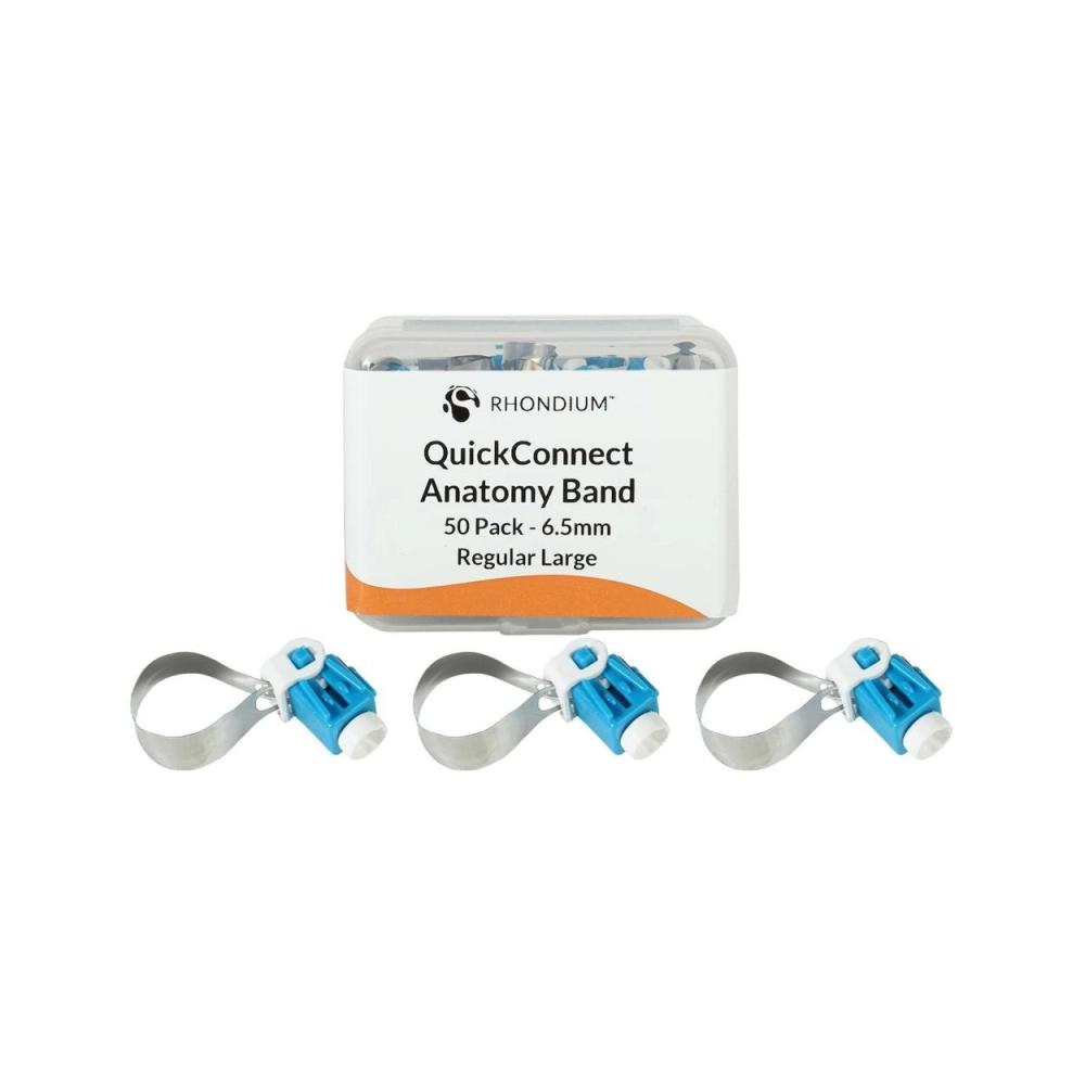 Rhondium QuickConnect Regular large 6,5 mm bleu 50 pcs