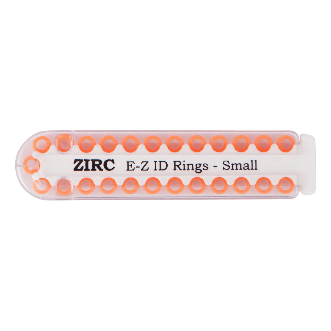 Id Ring Mini Neon Rings Orange 25Pcs
