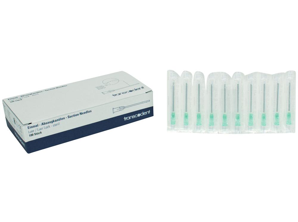 Canules d'aspiration 14g vert 2,1 100p.