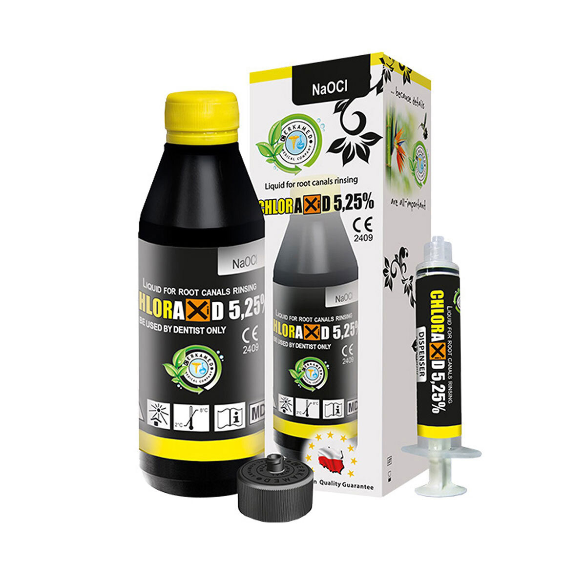 Chloraxid 5,25% hypochlorite de sodium