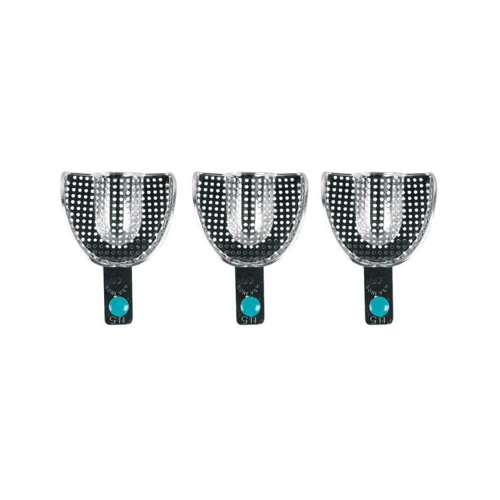Asa porte-empreintes perforé pour denté supérieur